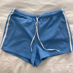 Blue Fleece shorts